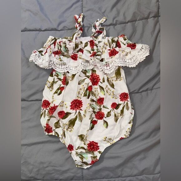 Iris & Ivy 24m floral romper - Picture 2 of 2